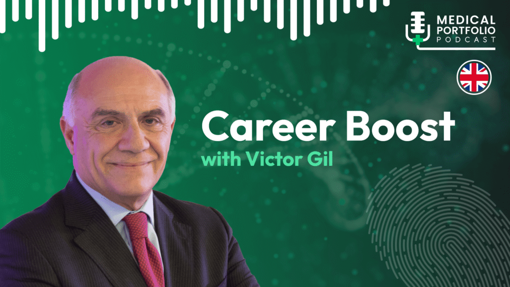 Thumbnail do episódio "Career Boost" do podcast Medical Portfolio com Victor Gil