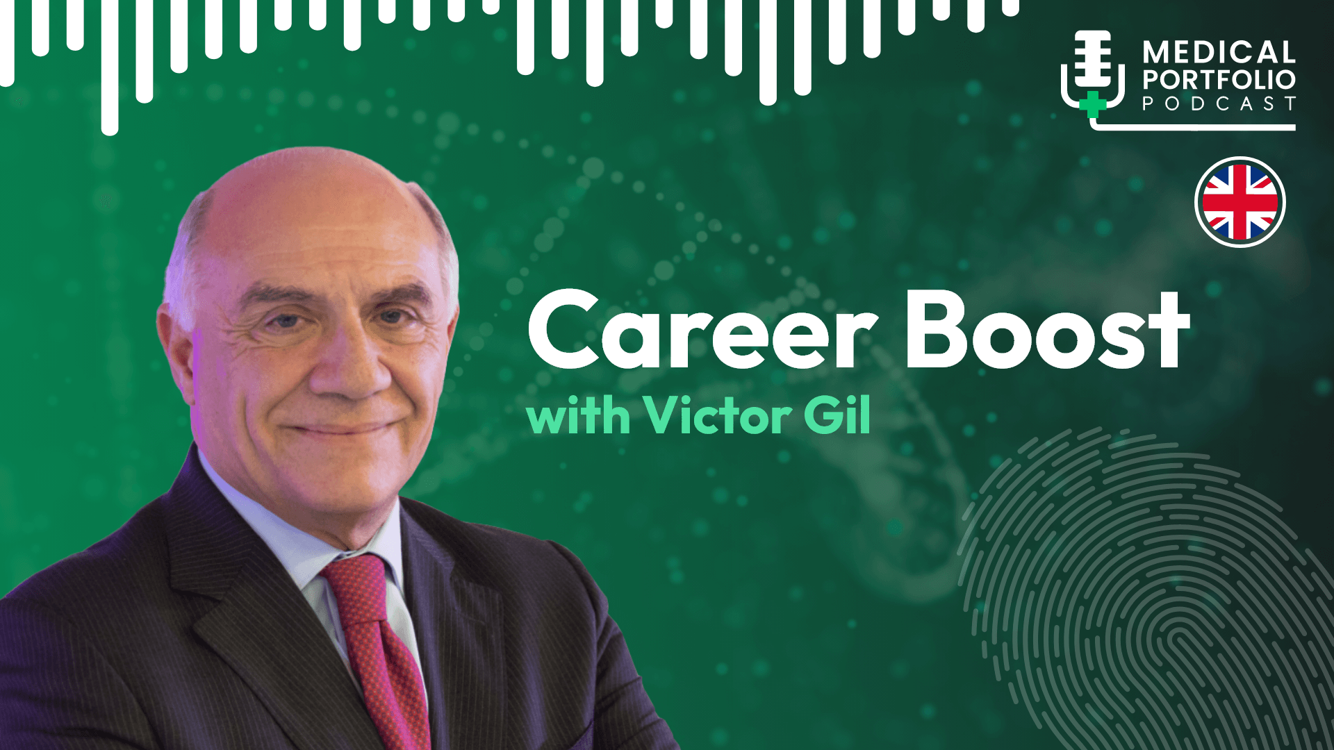 Thumbnail do episódio "Career Boost" do podcast Medical Portfolio com Victor Gil